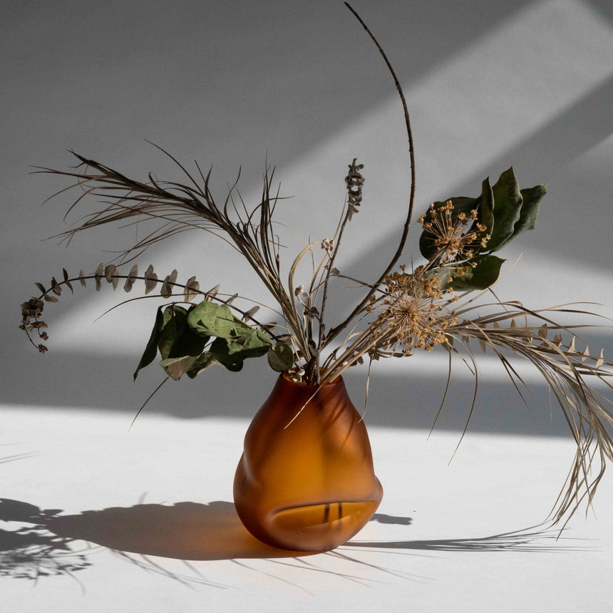 GoodBeast Design Bud Vase BOULDER Vase Hand Blown Glass in Vancouver Canada