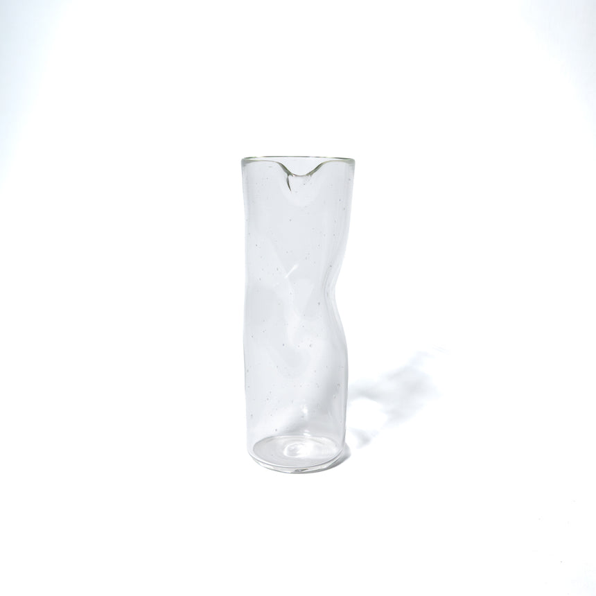 CRUSHED CARAFE Clear ECO -Protoype-