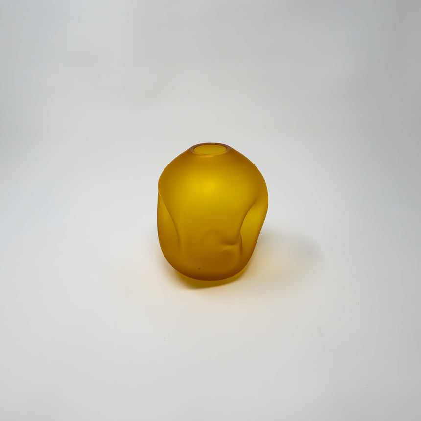 Goodbeast 3 Amber Mini Summits Hand Blown Glass in Vancouver Canada