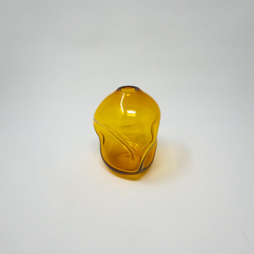 Goodbeast 5 Amber Mini Summits Hand Blown Glass in Vancouver Canada