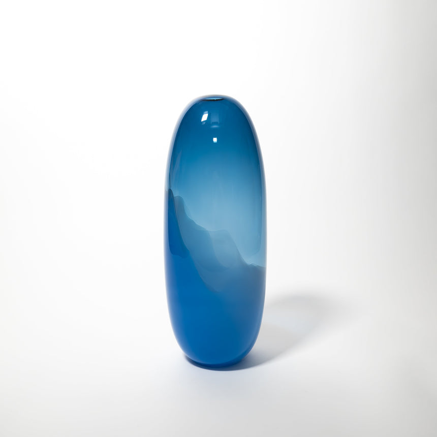 Goodbeast  Blue Wave Pill Hand Blown Glass in Vancouver Canada