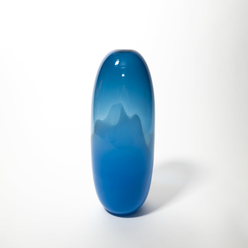 Goodbeast  Blue Wave Pill Hand Blown Glass in Vancouver Canada