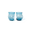 GoodBeast Design Glassware CRUSHED CUP Blue (New) Hand Blown Glass in Vancouver Canada