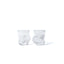 GoodBeast Design Glassware CRUSHED CUP Clear ECO Hand Blown Glass in Vancouver Canada