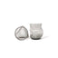 GoodBeast Design Glassware CRUSHED CUP Light Grey (New) Hand Blown Glass in Vancouver Canada