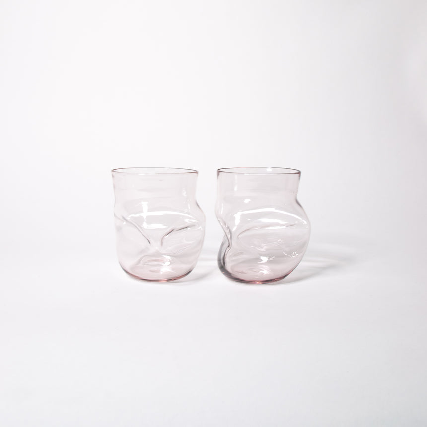 GoodBeast Design Glassware CRUSHED CUP  Template Hand Blown Glass in Vancouver Canada