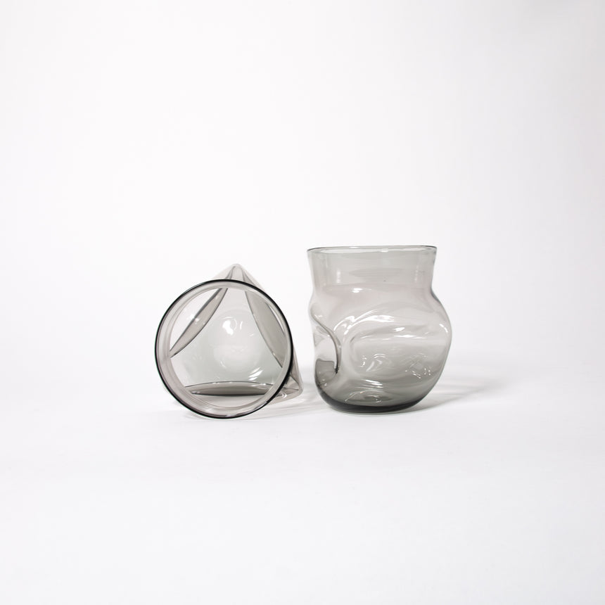 GoodBeast Design Glassware CRUSHED CUP  Template Hand Blown Glass in Vancouver Canada