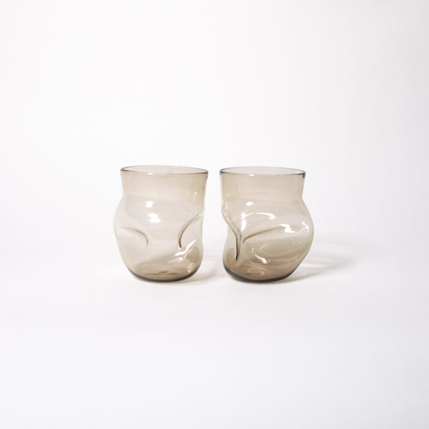 GoodBeast Design Glassware CRUSHED CUP  Template Hand Blown Glass in Vancouver Canada