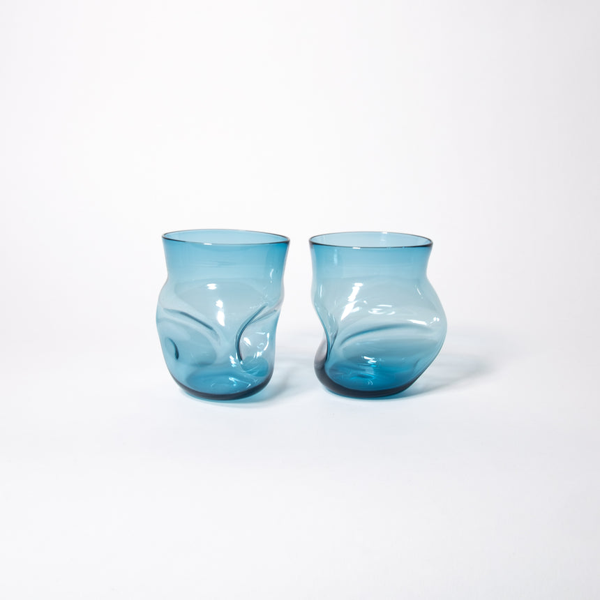 GoodBeast Design Glassware CRUSHED CUP  Template Hand Blown Glass in Vancouver Canada