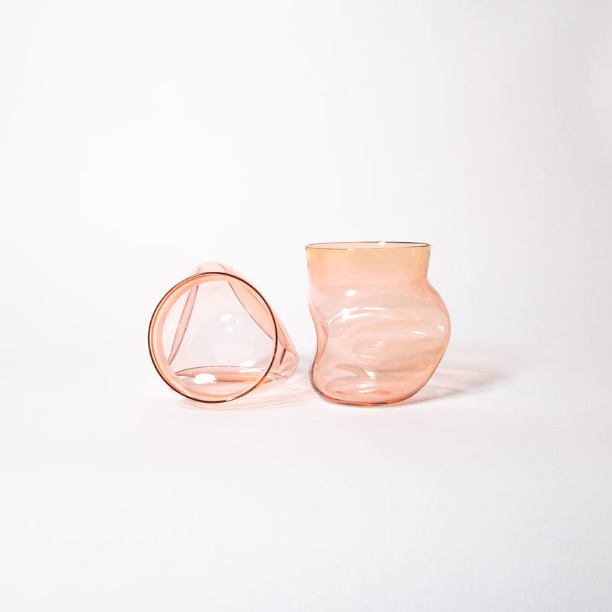 GoodBeast Design Glassware CRUSHED CUP  Template Hand Blown Glass in Vancouver Canada