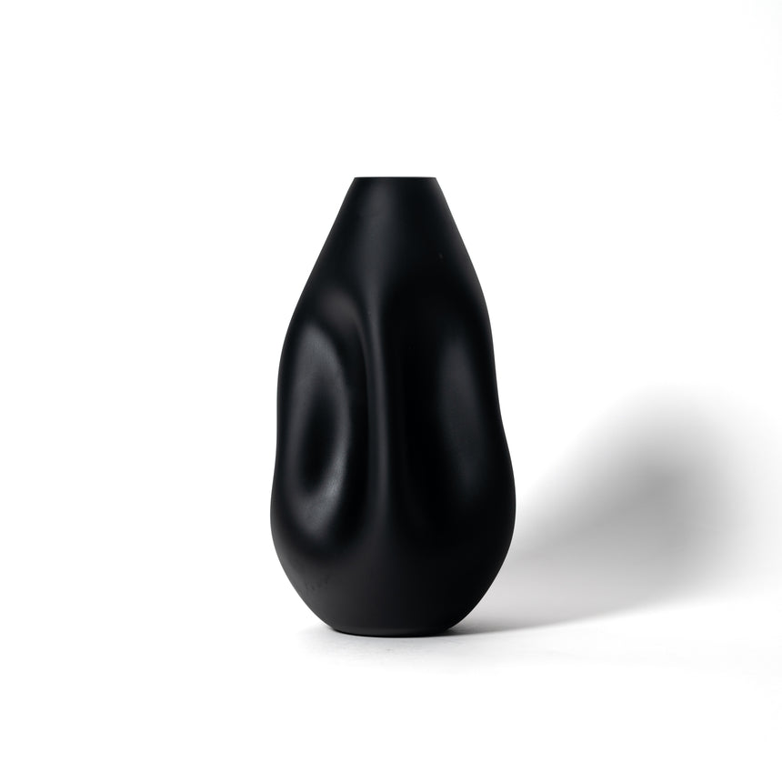 GoodBeast Design Vase Matte SUMMIT Black Hand Blown Glass in Vancouver Canada