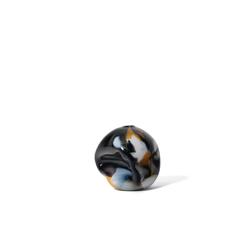 GoodBeast Design Vase Natural PEBBLE Calico Hand Blown Glass in Vancouver Canada