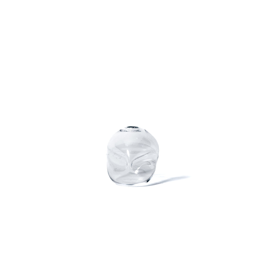 GoodBeast Design Vase PEBBLE Clear ECO Hand Blown Glass in Vancouver Canada