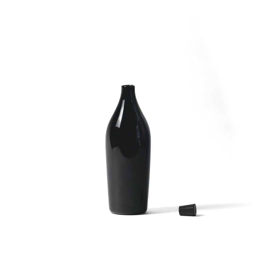 GoodBeast Design Vessel BOTTLE Black Hand Blown Glass in Vancouver Canada