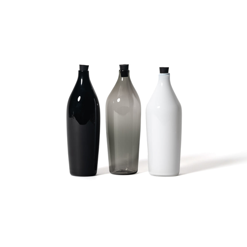 GoodBeast Design Vessel BOTTLE Black Hand Blown Glass in Vancouver Canada