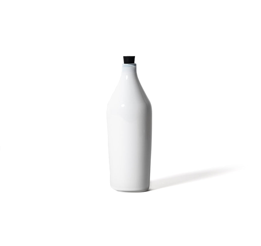 GoodBeast Design Vessel BOTTLE White Hand Blown Glass in Vancouver Canada