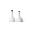 GoodBeast Design Vessel OIL BOTTLE White Hand Blown Glass in Vancouver Canada