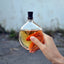 GoodBeast Design Vessel POCKET FLASK clear ECO Hand Blown Glass in Vancouver Canada