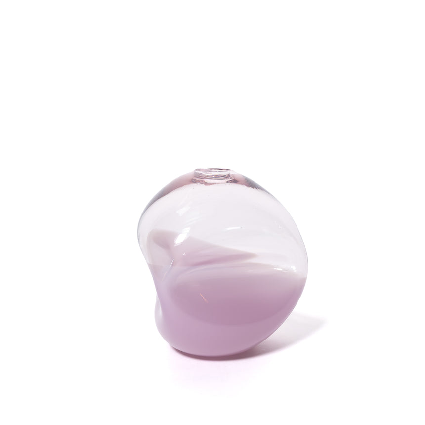 Goodbeast PEBBLE Lilac Two-Tone OOAK Hand Blown Glass in Vancouver Canada