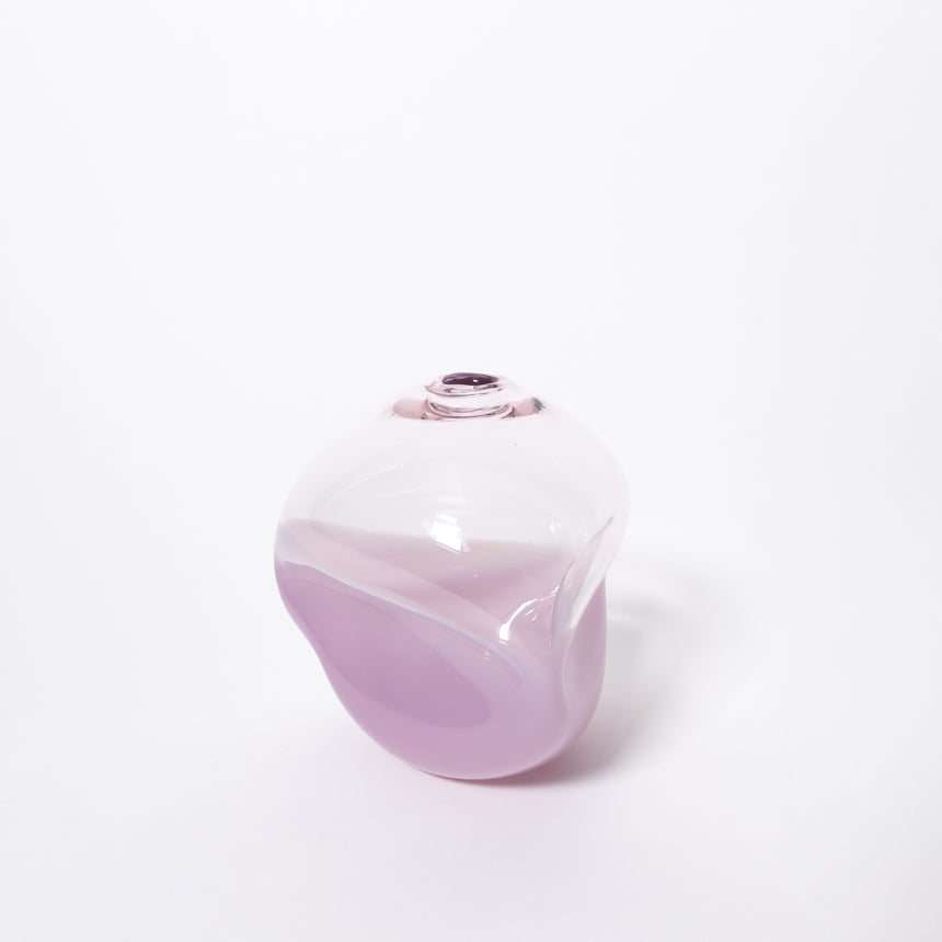 Goodbeast PEBBLE Lilac Two-Tonne OOAK Hand Blown Glass in Vancouver Canada