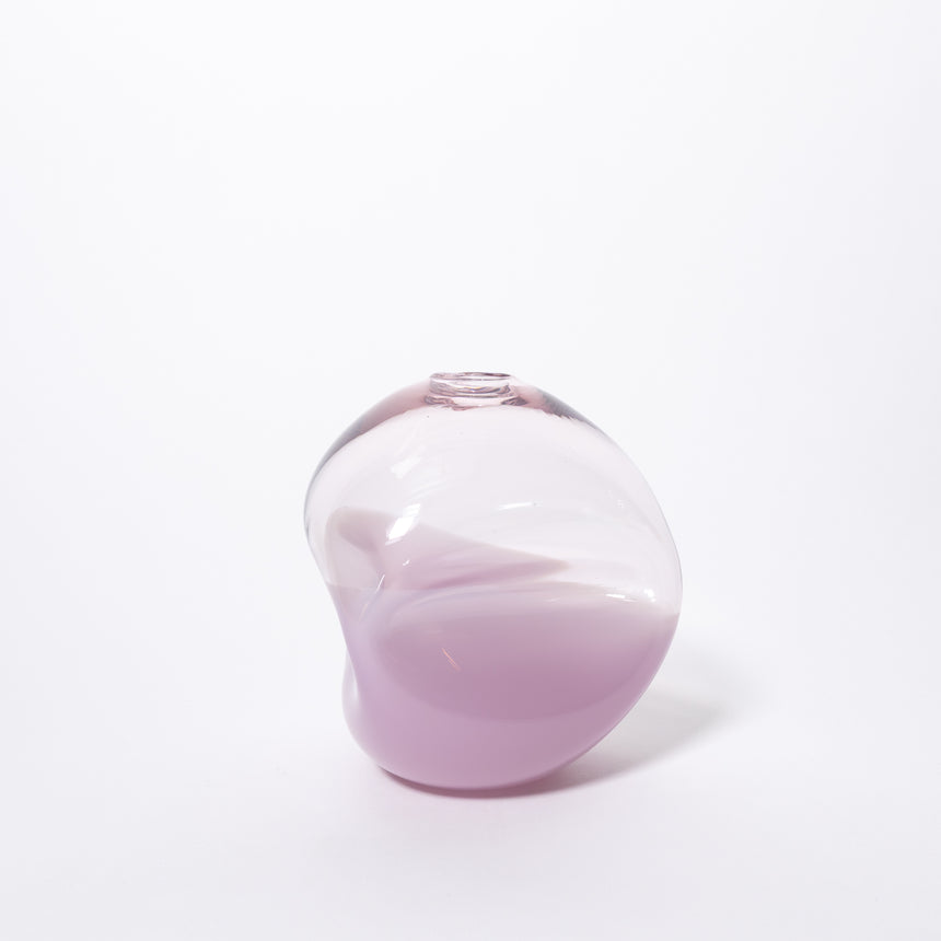Goodbeast PEBBLE Lilac Two-Tonne OOAK Hand Blown Glass in Vancouver Canada