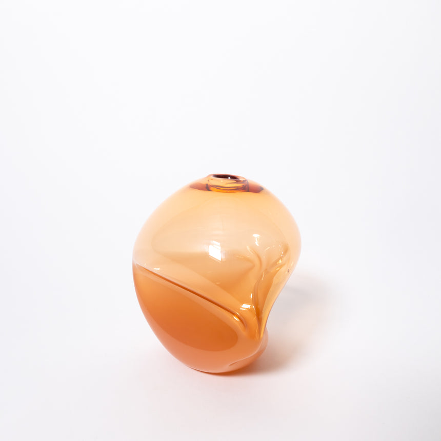 Goodbeast PEBBLE Tangerine Two-Tonne OOAK Hand Blown Glass in Vancouver Canada