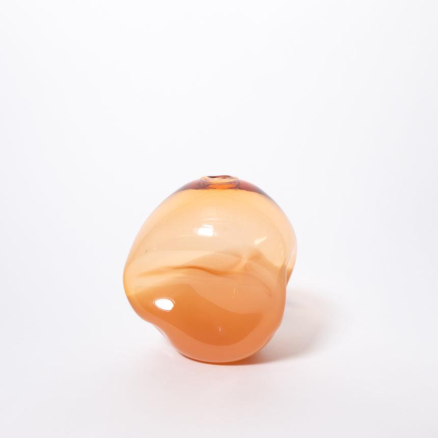 Goodbeast PEBBLE Tangerine Two-Tonne OOAK Hand Blown Glass in Vancouver Canada