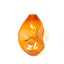 Goodbeast Small SUMMIT Tangerine OOAK Hand Blown Glass in Vancouver Canada
