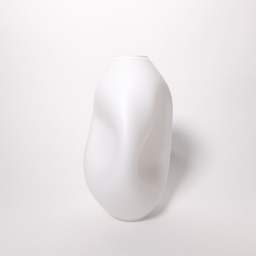 Goodbeast Small SUMMIT White (Matte) OOACK Hand Blown Glass in Vancouver Canada