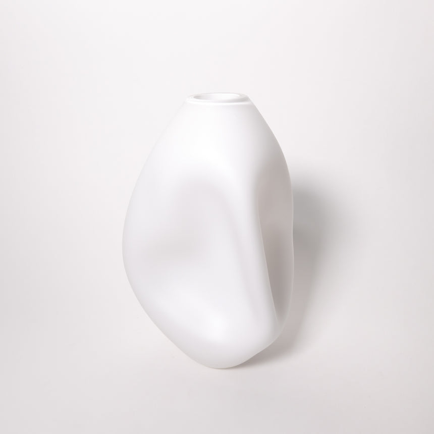 Goodbeast Small SUMMIT White (Matte) OOACK Hand Blown Glass in Vancouver Canada