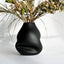 GoodBeast Design Bud Vase Ebony / Matte Finish BOULDER Vase Hand Blown Glass in Vancouver Canada