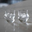 GoodBeast Design Glassware Clear Crushed Cups Hand Blown Glass in Vancouver Canada