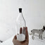 GoodBeast Design Glassware White Bottom Bottle Hand Blown Glass in Vancouver Canada