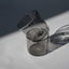 GoodBeast Design Light Grey BLOCK Tumbler Hand Blown Glass in Vancouver Canada