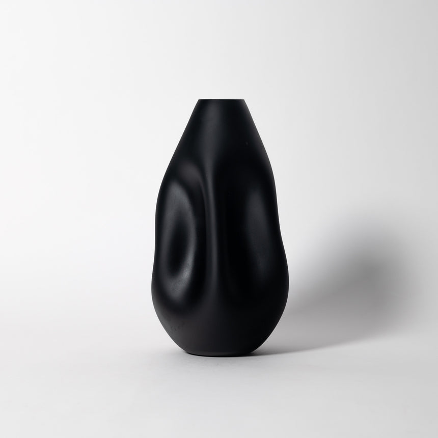 GoodBeast Design Vase Ebony / Matte Finish SUMMIT Series Vases Hand Blown Glass in Vancouver Canada